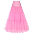 Grace Karin Women's Retro Crinoline Pink Underskirt Petticoat for Vintage Dress CL010421-5